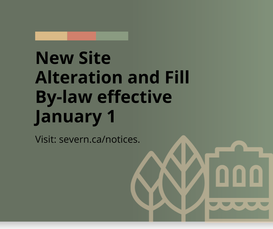 New Site Alteration and Fill By-law effective January 1