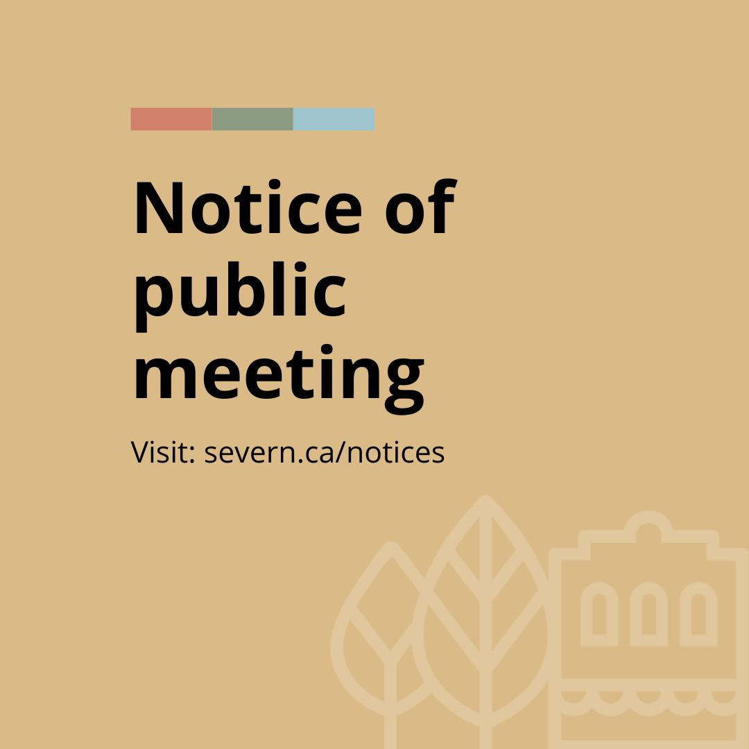 Notice of public meeting