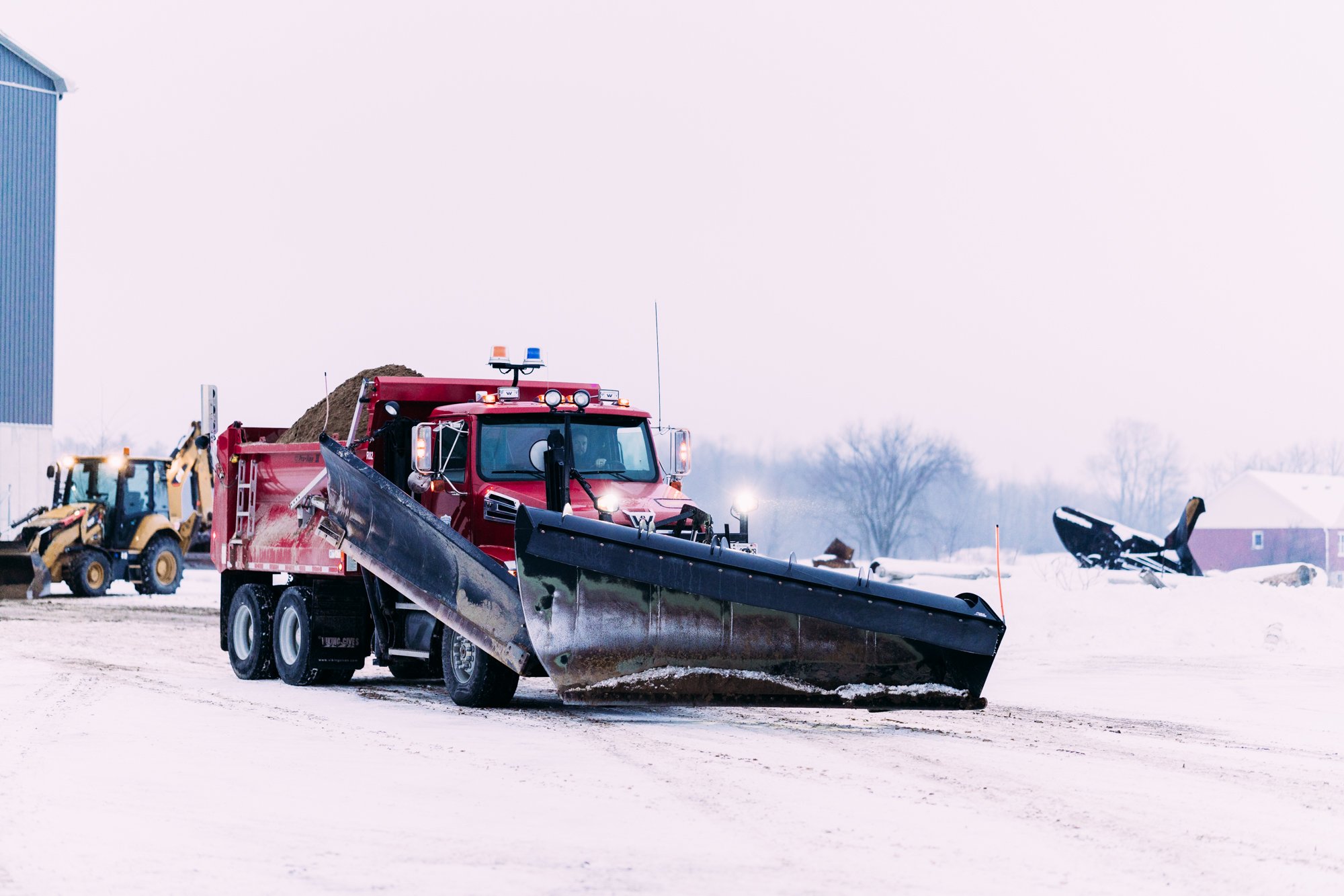 Severn truck used for winter control operations