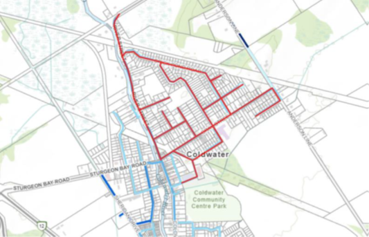 map of the swabbing area