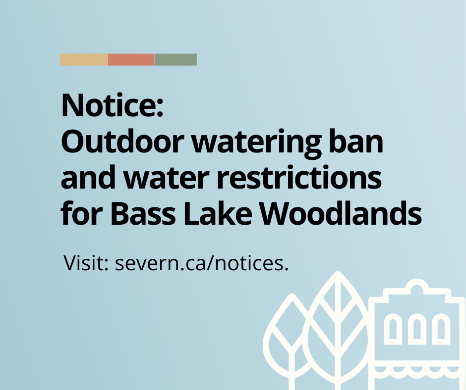 water restrictions for Bass Lake Woodlands