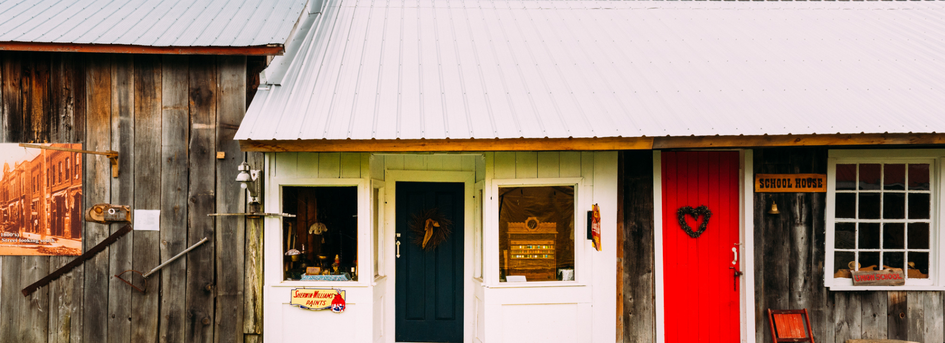 historic building at the Coldwater Canadiana Museum