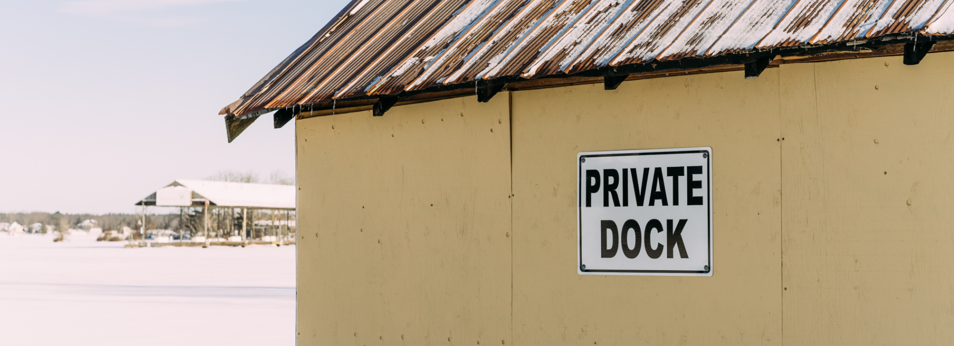 private dock in Port Severn